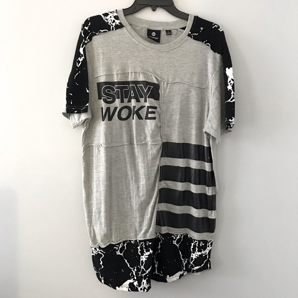 Stay woke Grey shirt